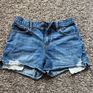 Old navy high rise jean shorts